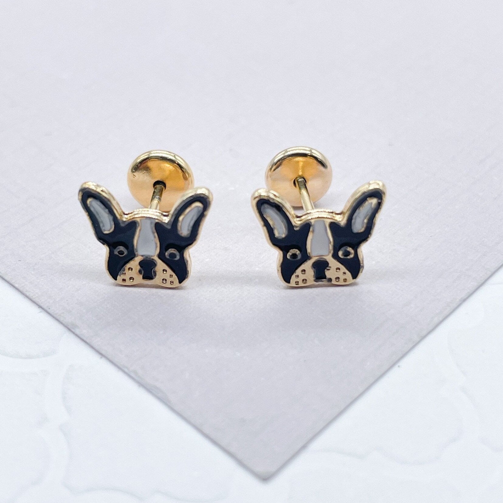 French bulldog earrings outlet kate spade