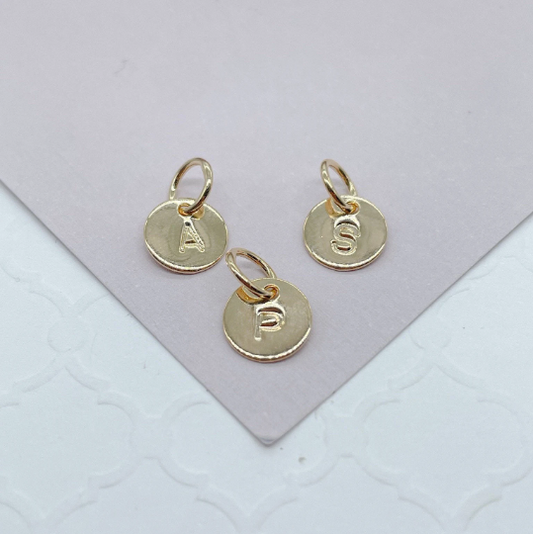 18k Gold Layered Mini Initial Set