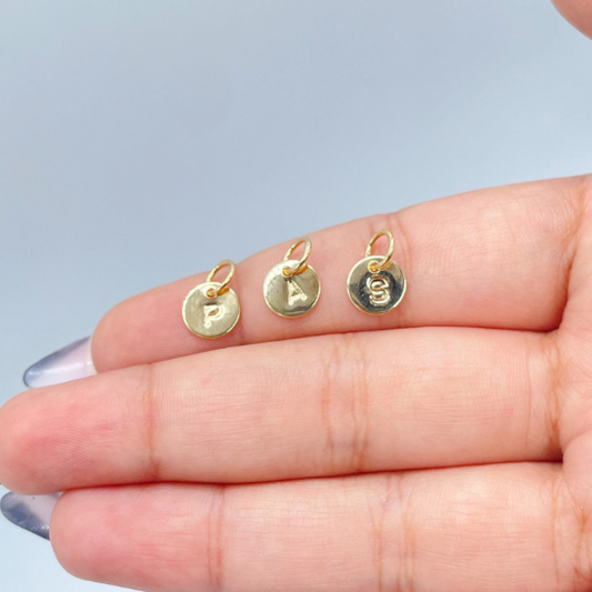 18k Gold Layered Mini Initial Set