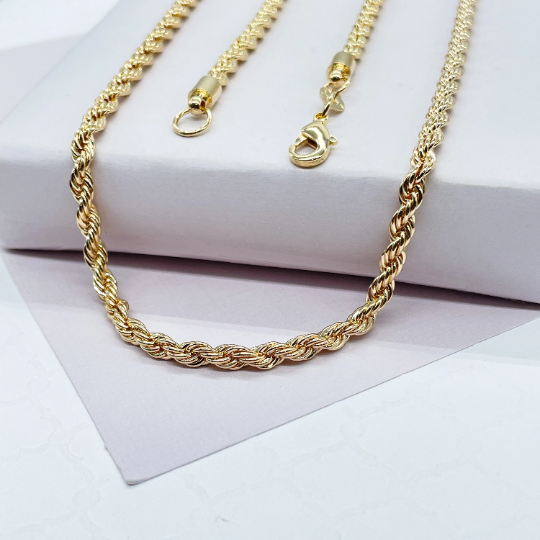 THICK ROPE Chain Necklace