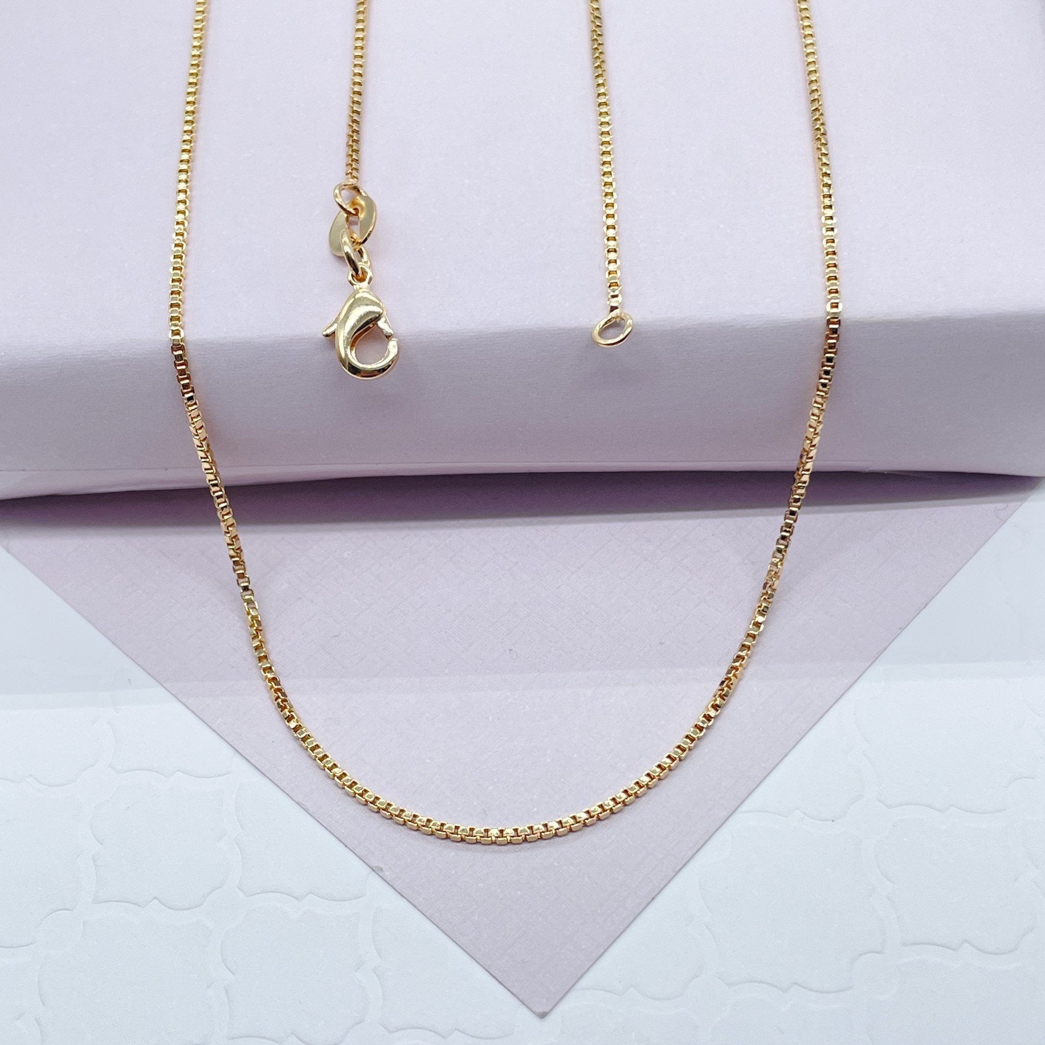 Thin 1mm Cable Chain Necklace – Hannah Naomi Jewelry